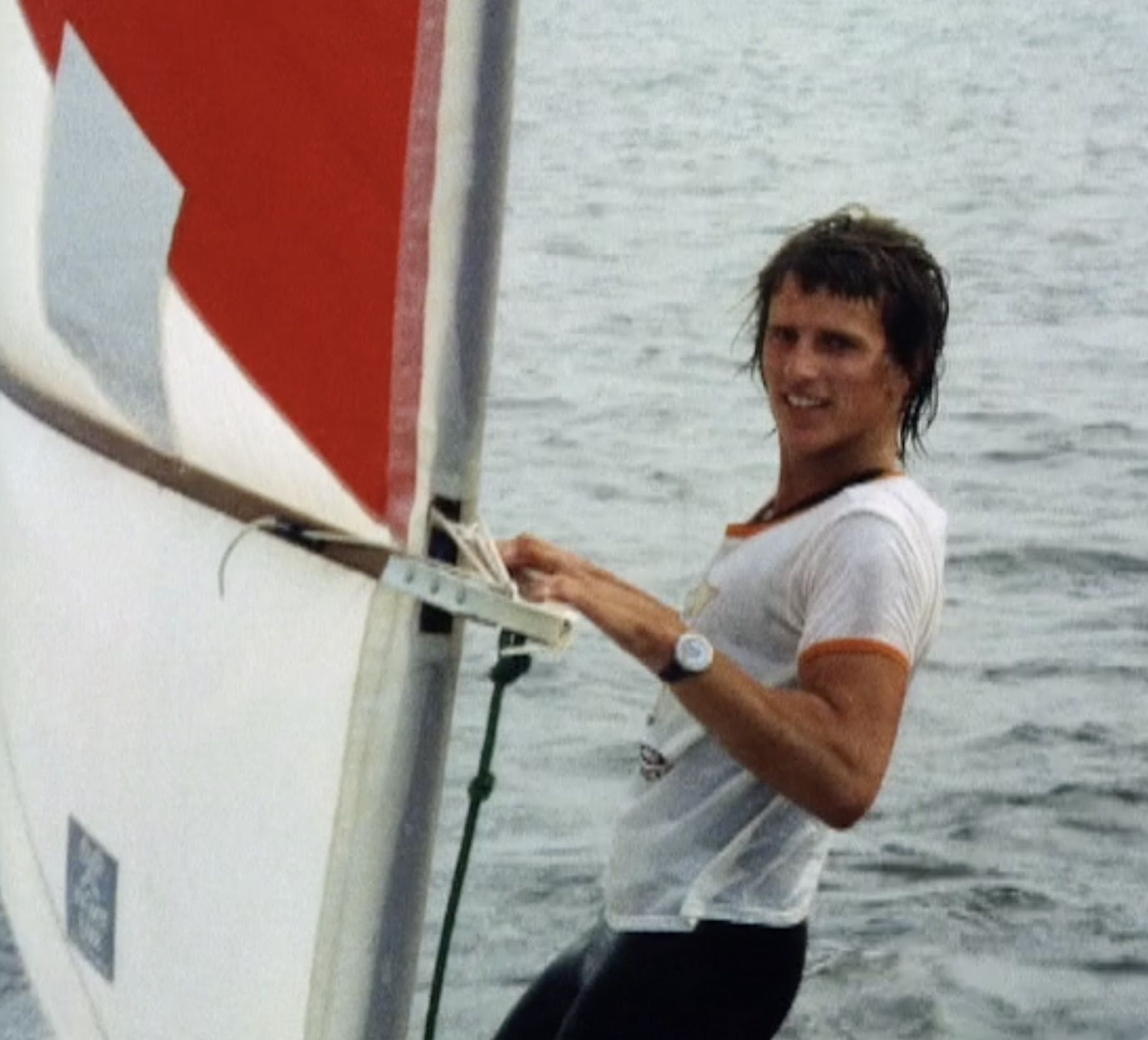 NK Windsufer 1975 winnaar Derk Thijs